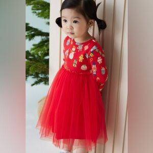 Next UK Toddler Girl Christmas Party Tulle Dress